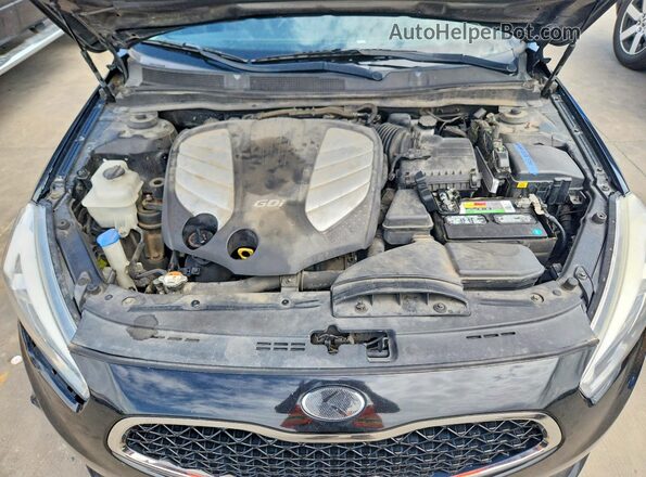 KNALN4D71G5221663 2016 KIA CADENZA Черный Вид задней части салона