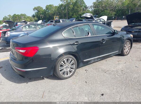 KNALN4D73G5221454 2016 KIA CADENZA Black Trasero derecho