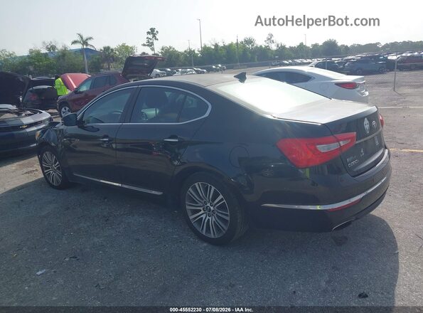 KNALN4D73G5221454 2016 KIA CADENZA Black Trasero izquierdo