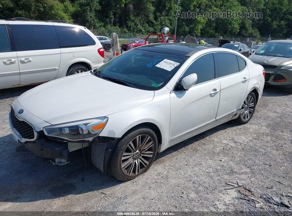 KNALN4D76G5211226 2016 KIA CADENZA White Przód lewy