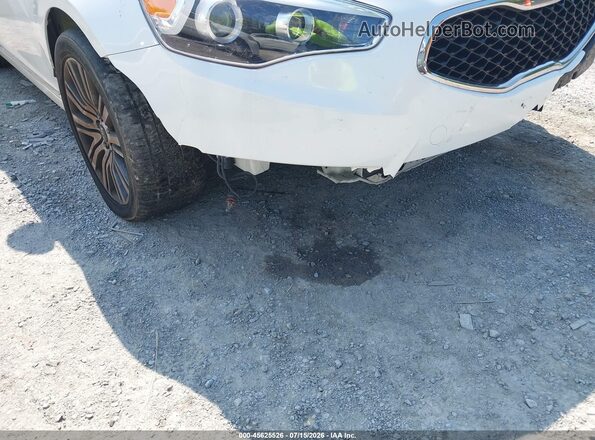 KNALN4D76G5211226 2016 KIA CADENZA White Widok zestawu wskaźników