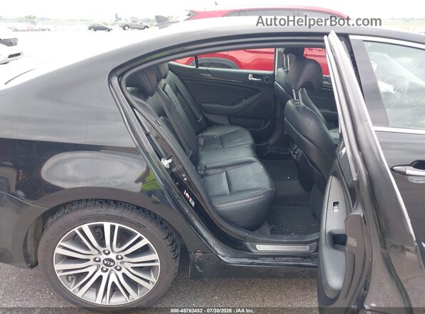 KNALN4D76G5216426 2016 KIA CADENZA Black VIN կոդի պիտակի տեսք