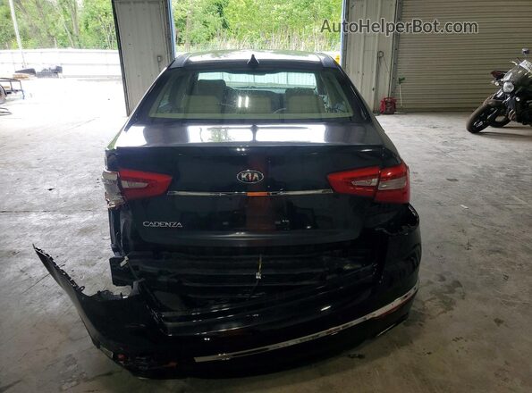 KNALN4D77G5221053 2016 KIA CADENZA Black უკანა ხედი