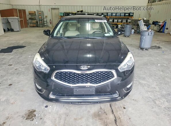 KNALN4D77G5221053 2016 KIA CADENZA Black წინა ხედი