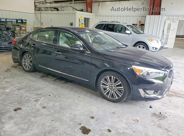 KNALN4D77G5221053 2016 KIA CADENZA Black წინა მარჯვენა