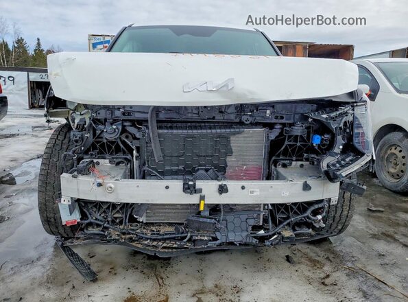 KNDAB5S17S6058012 2025 KIA EV9 White Widok naklejki z numerem VIN