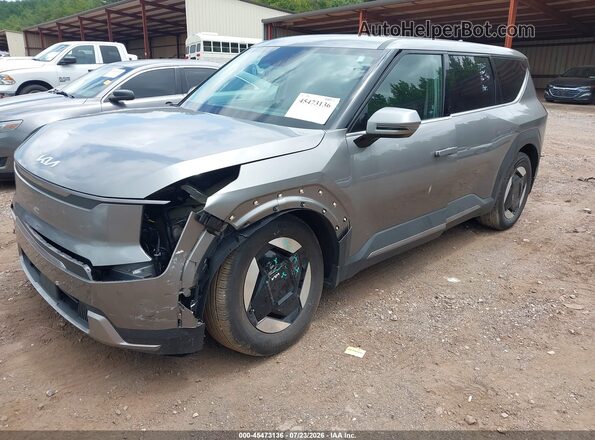 KNDAB5S18R6032903 2024 KIA EV9 Black წინა მარცხენა ხედი სამი მეოთხედიდან
