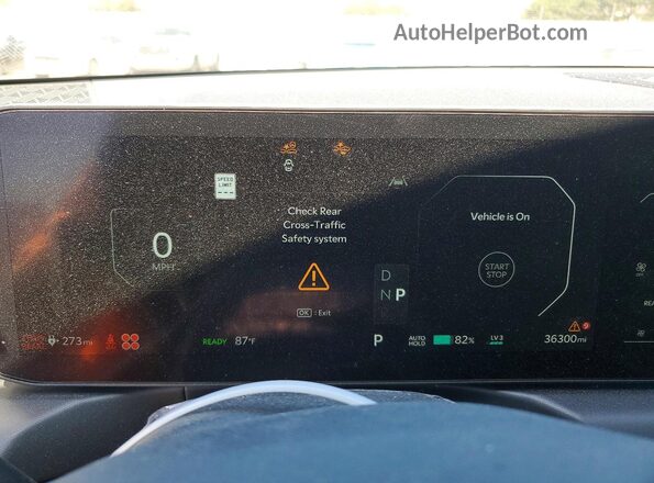 KNDADFS54R6027345 2024 KIA EV9 Silver Instrument cluster view
