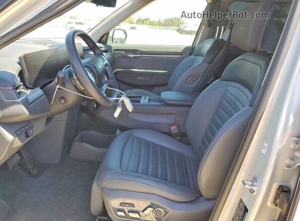 KNDADFS54R6027345 2024 KIA EV9 Silver Front interior view