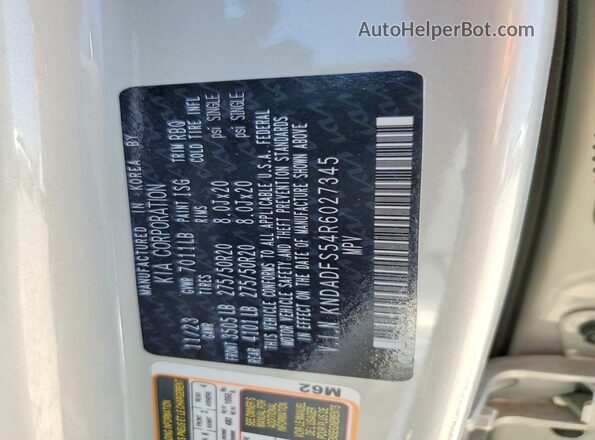 KNDADFS54R6027345 2024 KIA EV9 Silver 360 interior view