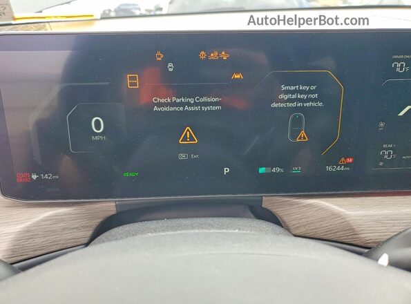 KNDADFS57R6034905 2024 KIA EV9 Black Вид щитка приладів