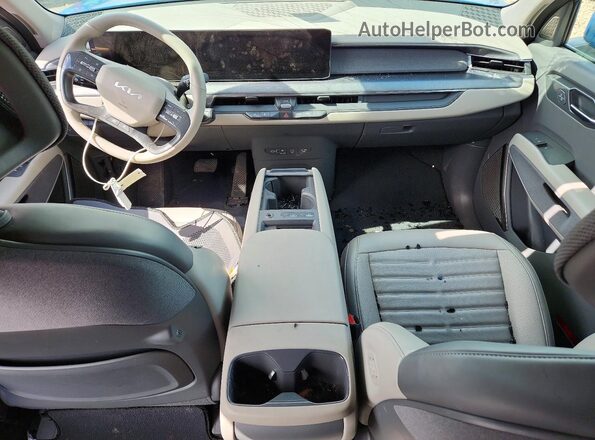 KNDADFS59R6033027 2024 KIA EV9 Blue Dashboard view