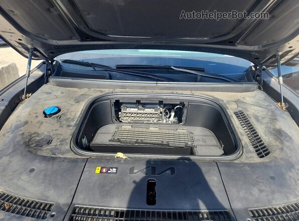 KNDAFFS50R6024288 2024 KIA EV9 Black Շարժիչի բաժամունքի տեսք