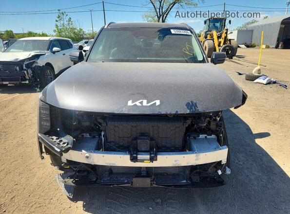KNDAFFS54R6043703 2024 KIA EV9 Black Դիմացի տեսք