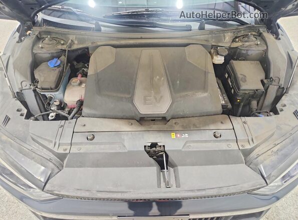 KNDC34LA3P5602081 2023 KIA EV6 Синий Вид задней части салона