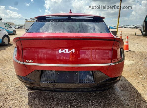 KNDC34LA4P5612053 2023 KIA EV6 Red უკანა ხედი