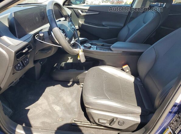 KNDC34LA8R5211611 2024 KIA EV6 Blue Вид салону спереду
