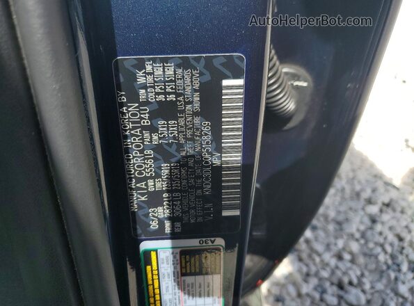 KNDC3DLC0P5158269 2023 KIA EV6 Черный Вид подкапотного пространства
