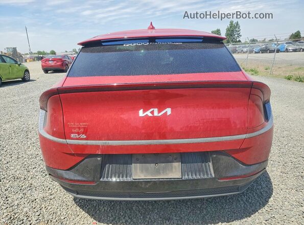 KNDC3DLC9N5087425 2022 KIA EV6 Red Vista trasera