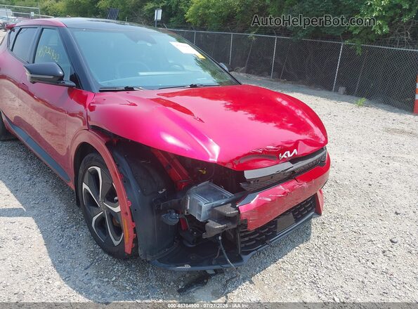 KNDC4DLC6N5048370 2022 KIA EV6 Red წინა ხედი