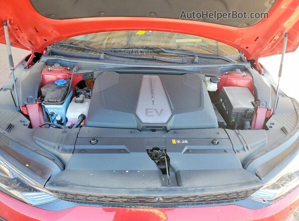 KNDC4DLC7R5203725 2024 KIA EV6 Red Vista interior trasera