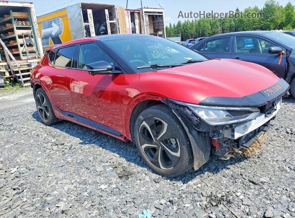 KNDC4DLC7R5222775 2024 KIA EV6 Red Front right