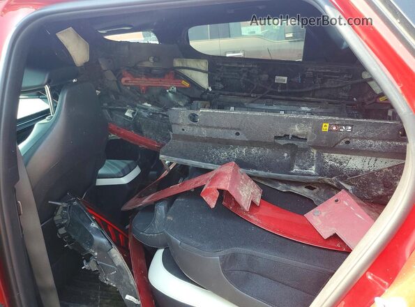KNDC4DLC7R5222775 2024 KIA EV6 Red Rear seats view