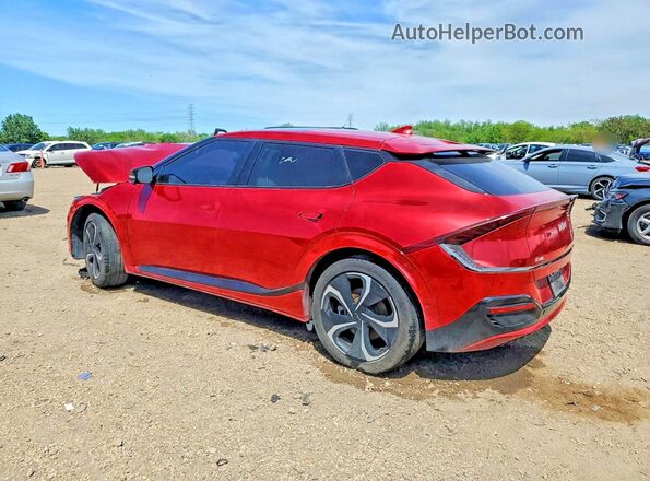 KNDC4DLC8N5025592 2022 KIA EV6 Бордовый Задняя левая четверть