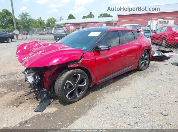 KNDC4DLC9N5067527 2022 KIA EV6 Red Передня ліва чверть