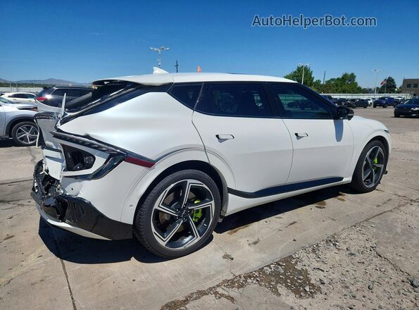 KNDC5DLE2P5125091 2023 KIA EV6 Белый Задняя правая четверть