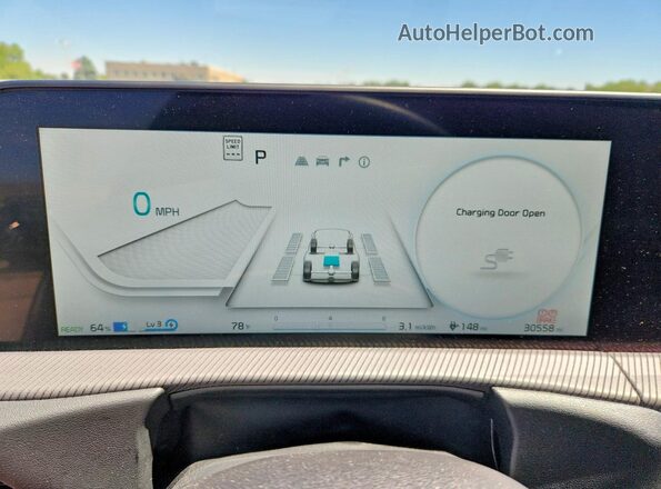 KNDC5DLE2P5125091 2023 KIA EV6 Белый Вид щитка приборов