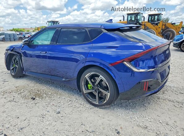 KNDC5DLE3R5220472 2024 KIA EV6 Blue Հետևի ձախ