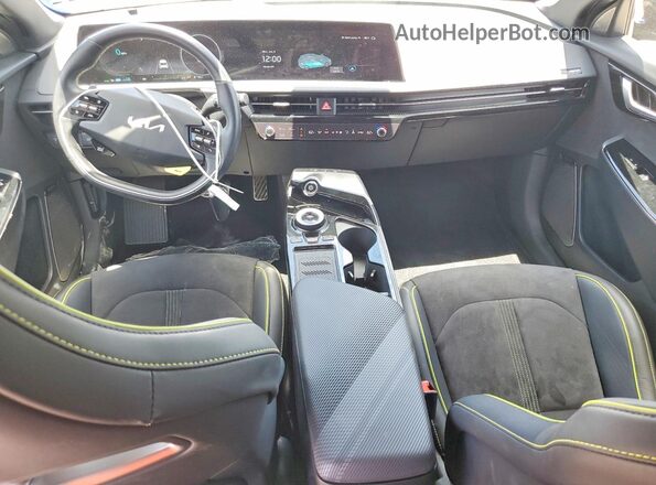 KNDC5DLE3R5220472 2024 KIA EV6 Blue Առջևի վահանակի տեսք