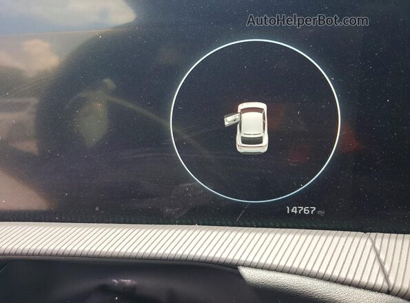 KNDC5DLE3R5220472 2024 KIA EV6 Blue Սարքավորումների վահանակի տեսք