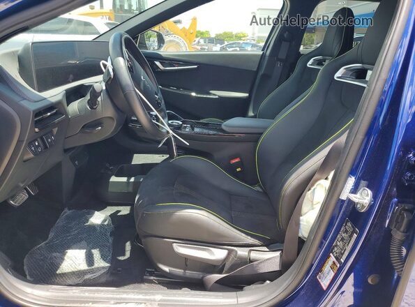 KNDC5DLE3R5220472 2024 KIA EV6 Blue Սալոնի դիմացի տեսք