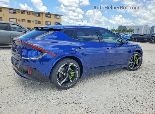 KNDC5DLE3R5220472 2024 KIA EV6 Blue Հետևի աջ