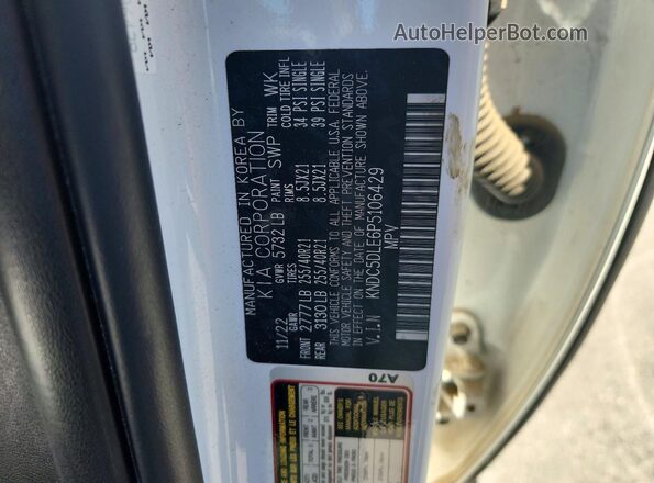 KNDC5DLE6P5106429 2023 KIA EV6 Белый Вид подкапотного пространства