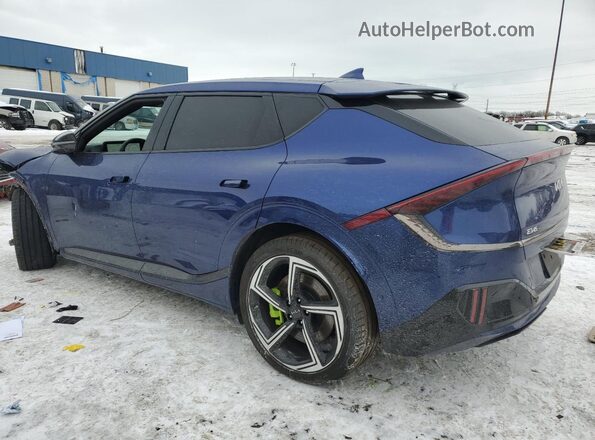 KNDC5DLEXP5140793 2023 KIA EV6 Blue Задня ліва чверть
