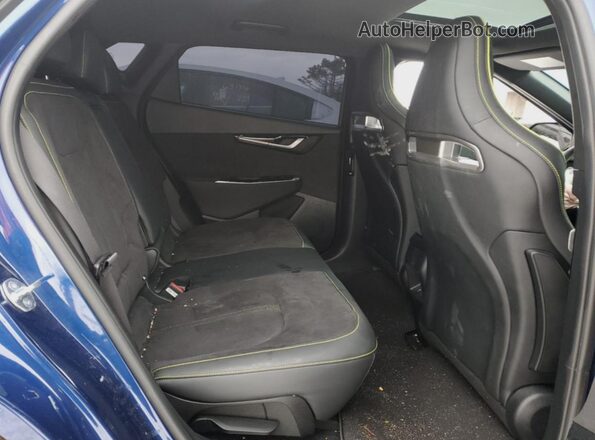 KNDC5DLEXP5140793 2023 KIA EV6 Blue Вид задніх сидінь