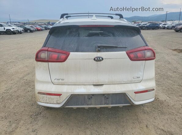 KNDCB3LC0J5126023 2018 KIA NIRO White Հետևի տեսք