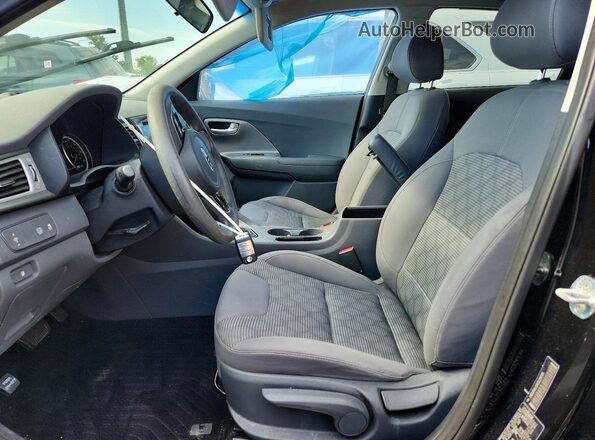 KNDCB3LC0K5225099 2019 KIA NIRO Black Вид салону спереду