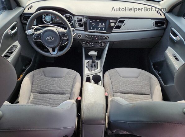 KNDCB3LC0K5225099 2019 KIA NIRO Black Вид панелі приладів
