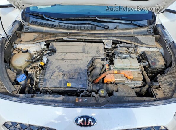 KNDCB3LC0L5367793 2020 KIA NIRO White Widok komory silnika