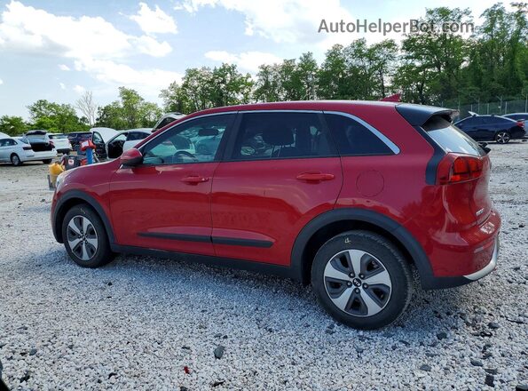 KNDCB3LC1H5067557 2017 KIA NIRO Red უკანა მარცხენა