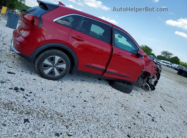 KNDCB3LC1H5067557 2017 KIA NIRO Red უკანა მარჯვენა