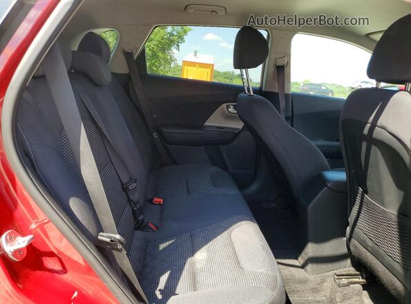 KNDCB3LC1H5067557 2017 KIA NIRO Red უკანა სავარძლების ხედი