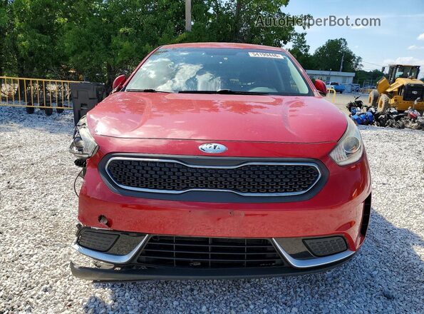 KNDCB3LC1H5067557 2017 KIA NIRO Red წინა ხედი