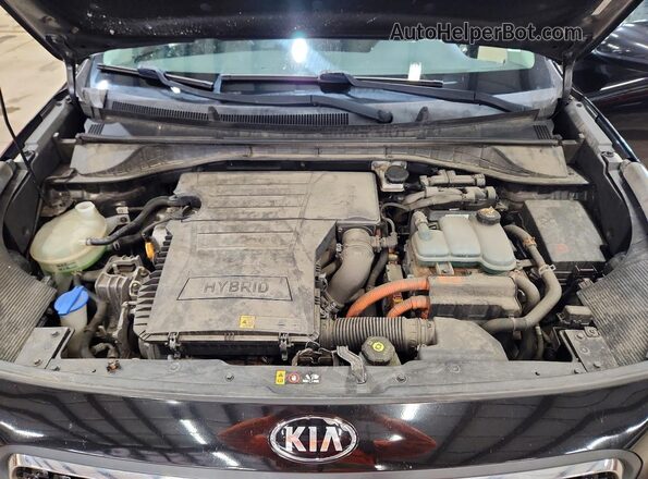 KNDCB3LC1H5081359 2017 KIA NIRO Черный Вид подкапотного пространства