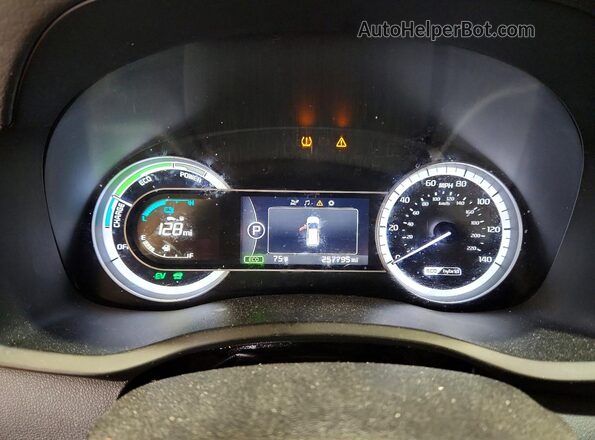 KNDCB3LC1H5081359 2017 KIA NIRO Черный Вид щитка приборов