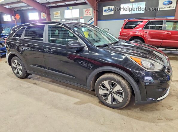 KNDCB3LC1H5081359 2017 KIA NIRO Черный Передняя правая четверть